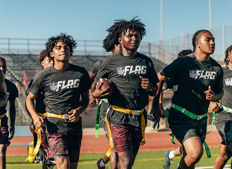 The NFL has announced that 2,860 flag players will participate in the NFL Flag Championships from from July 18-21 at the Hall of Fame Village in Canton.