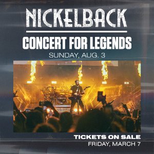 Canadian rock band Nickelback will headline the 2025 Concert for Legends this summer in Canton.