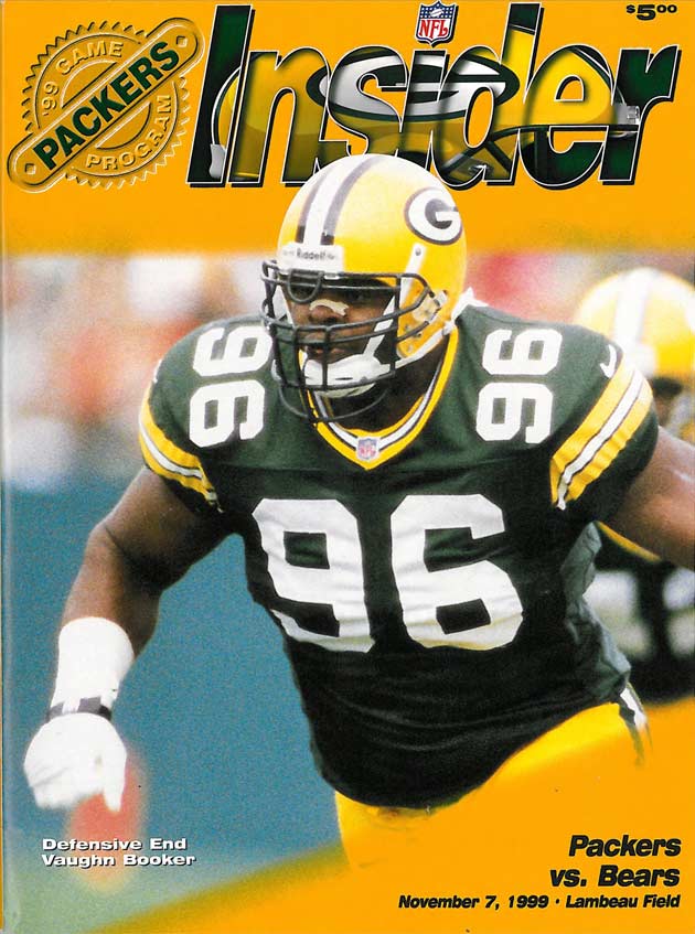 NFL Insider Program Green Bay Packers vs Miami Dolphins September 1999 B-L