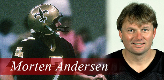 Morten Andersen Atlanta Falcons NFL Pro Line Retired Player