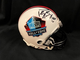 Peyton manning signed mini 2024 helmet